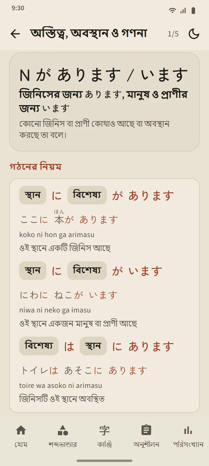 একটি ব্যাকরণ পাঠের পাতা: বাক্যের ধরন, উদাহরণসহ গঠনের নিয়ম এবং ব্যাখ্যা