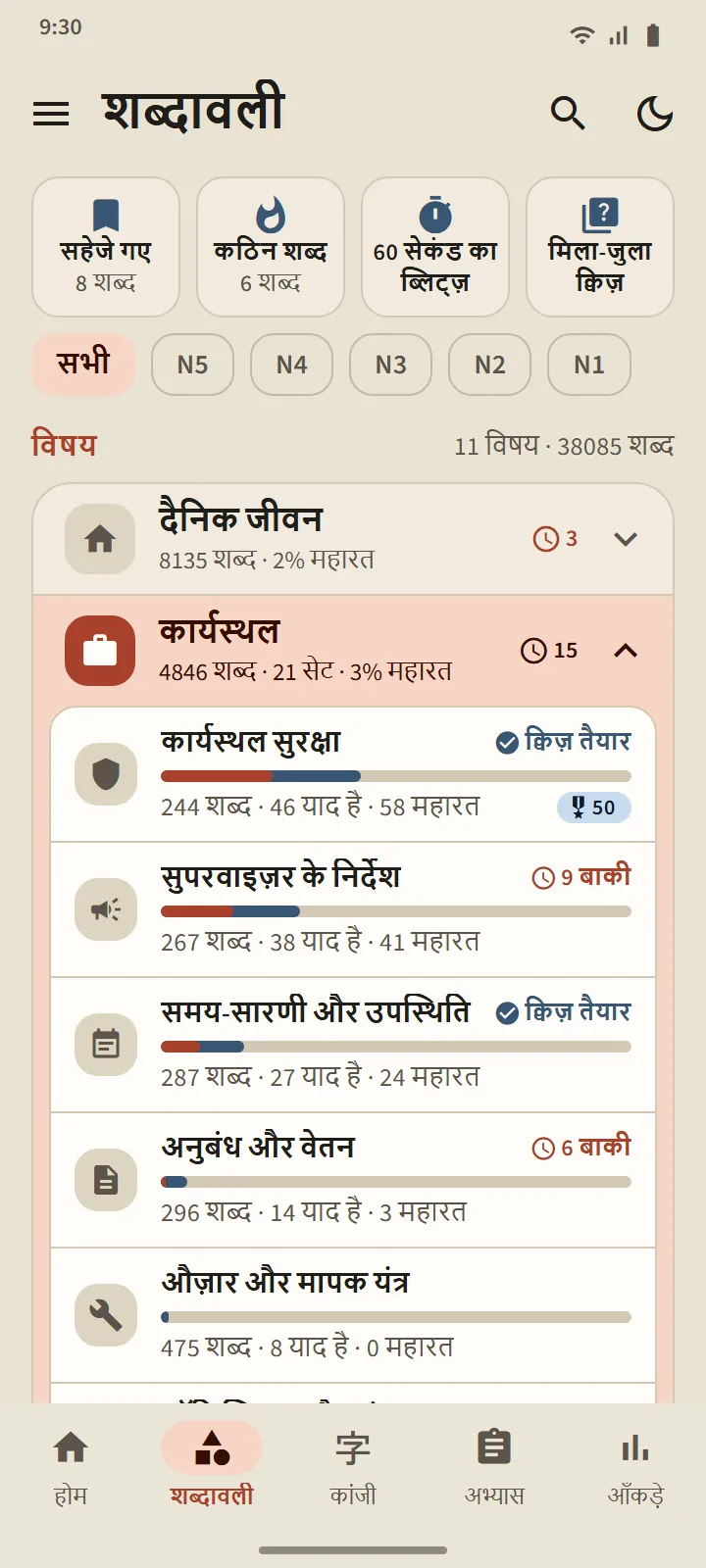 विषय के अनुसार पढ़ें, हर शब्द पर नज़र रखें